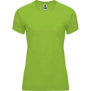 Roly Womens/Ladies Bahrain Short-Sleeved Sports T-Shirt / Lime
